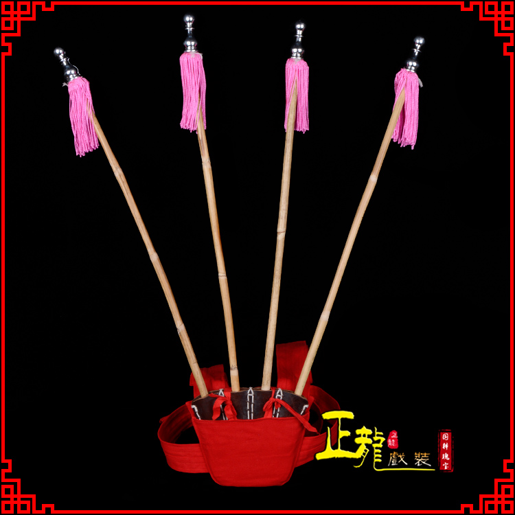 闸北戏装戏曲用品靠旗男女大靠 靠板 正宗牛皮旗杆旗架