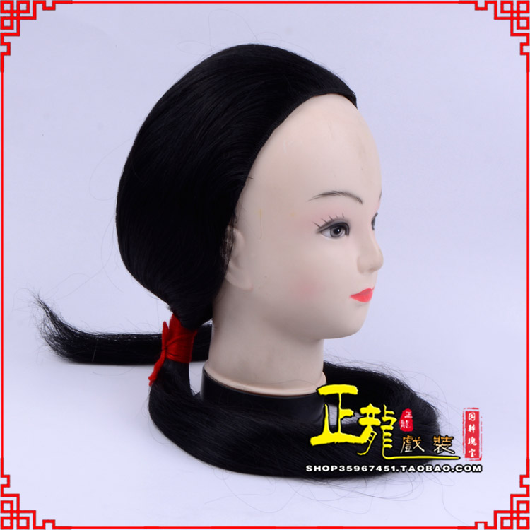 闸北古装影视演出头套花旦假发 真发古装发