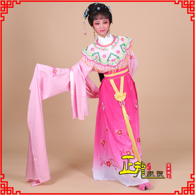 闸北水袖青衣练功花旦服 梅花古装衣