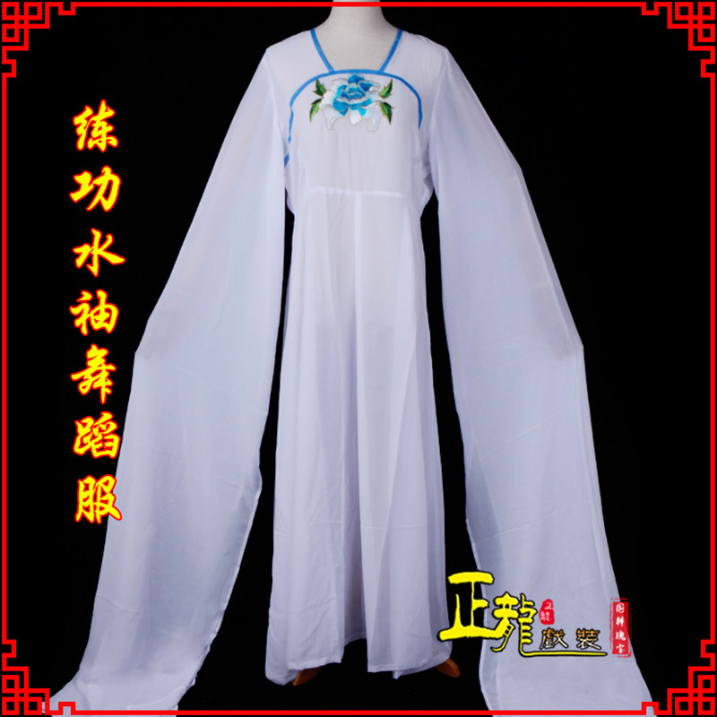 闸北花旦影楼古装水袖舞蹈服 胸花连衣裙