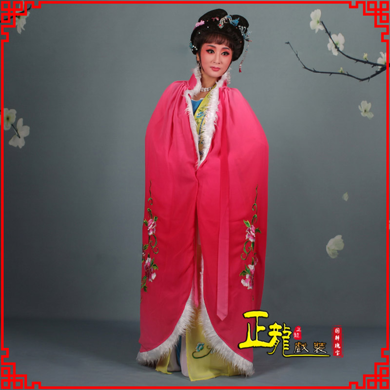 闸北小花旦绣花斗篷 花旦披风