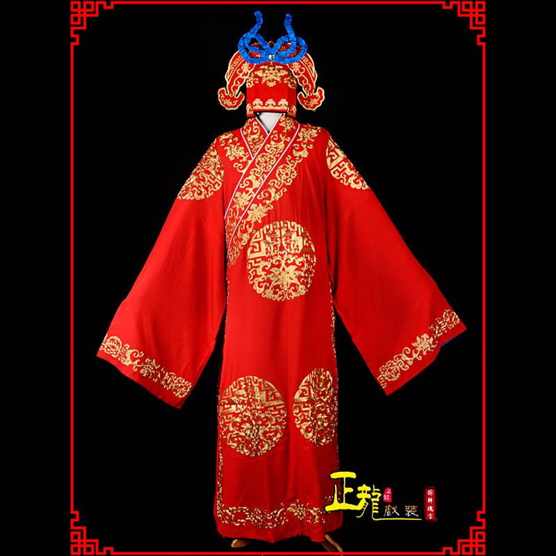 闸北武生服装软绉全金武生衣