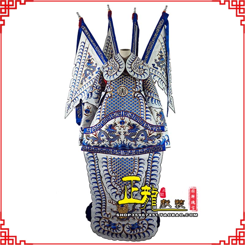 闸北武生武将大靠祥龙勾金