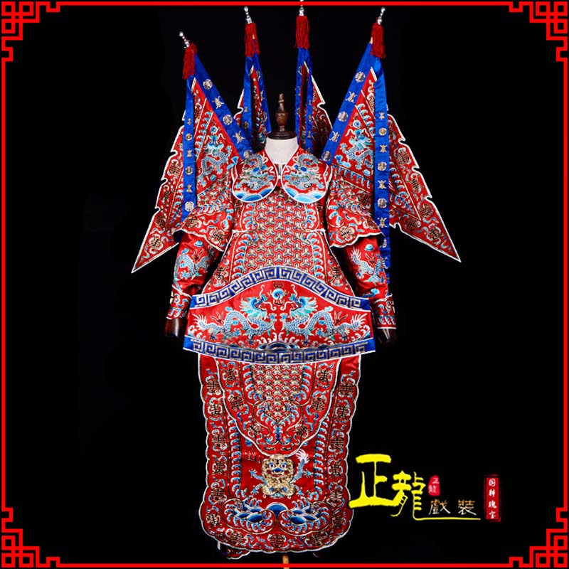 闸北武生戏服戏曲武将靠